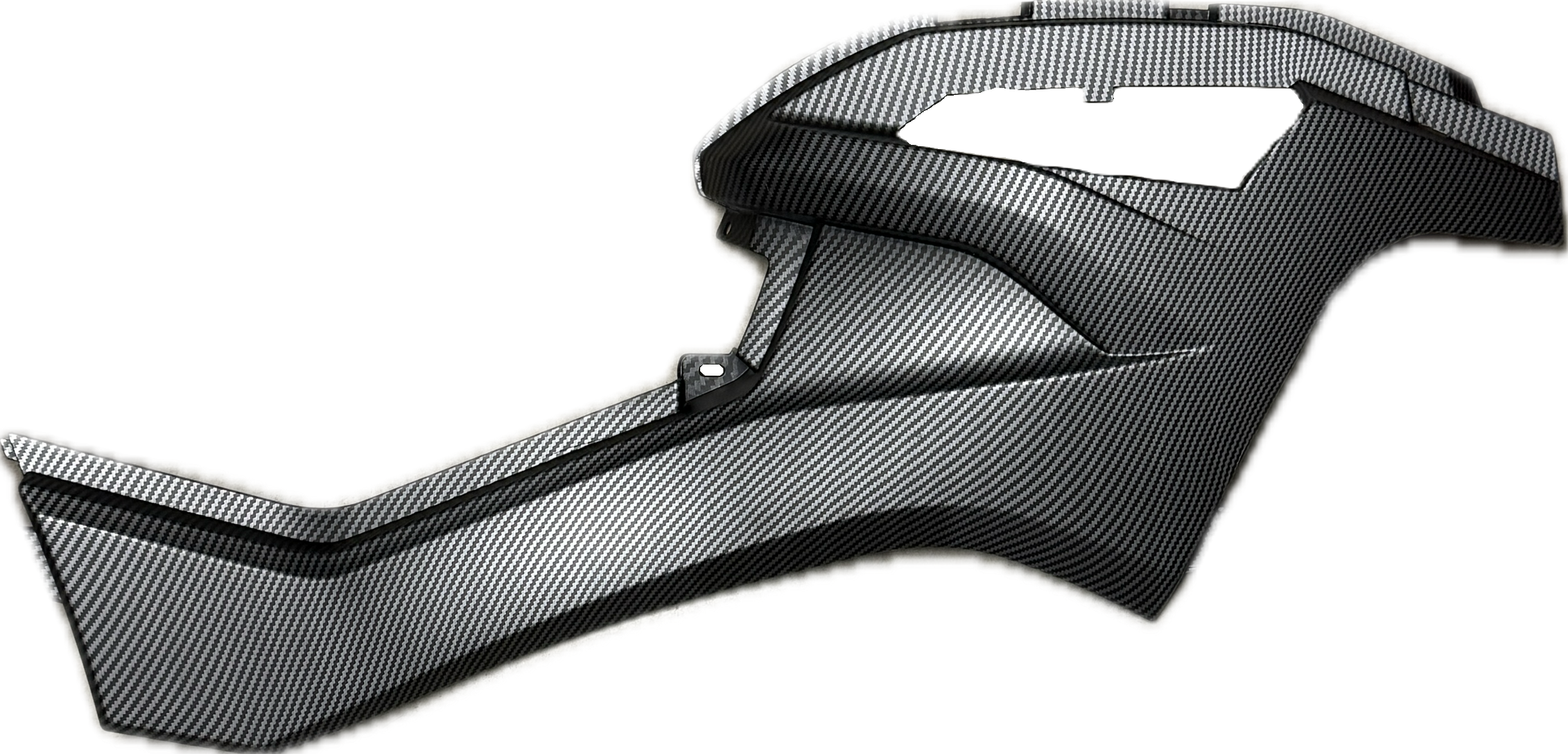 Aodes/upmoto 650/850/1000 dešinys šoninis variklio plastikas (black carbon fiber) 17010202430