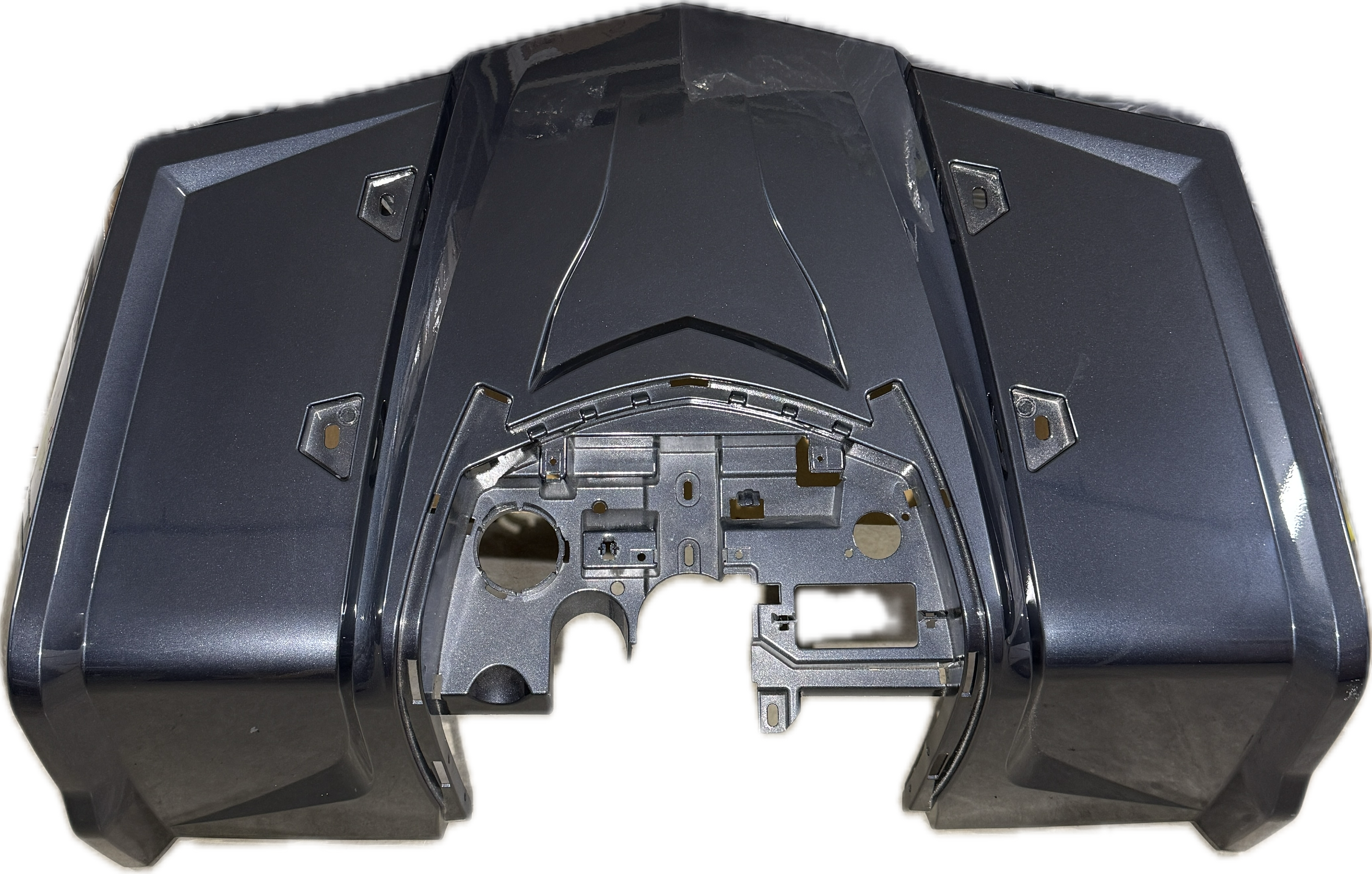AODES 650/850/1000 priekinis plastikas (fenderis, pilkas cyber grey) 17010202780