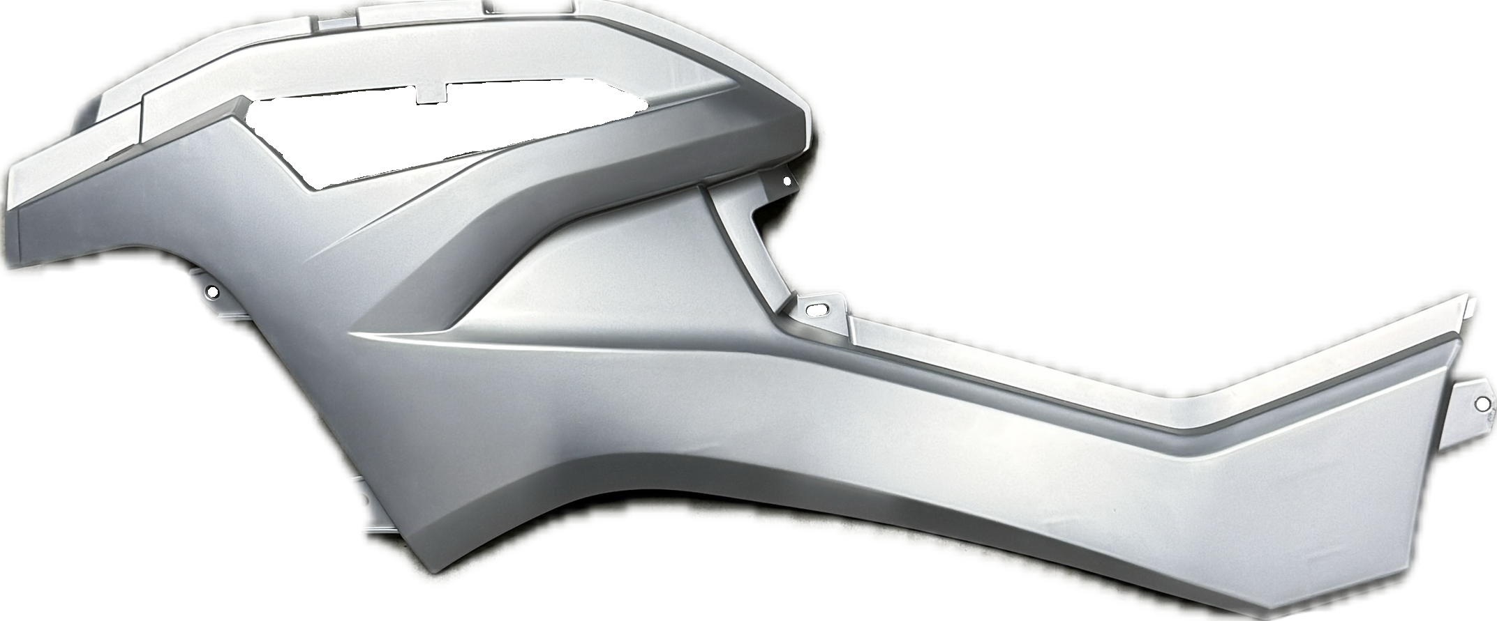 Aodes/upmoto 650/850/1000 kairys šoninis variklio plastikas (glacier silver) 17010203550