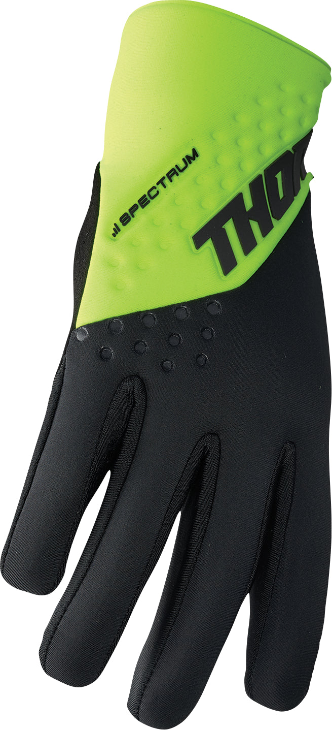 THOR SPECTRUM COLD WEATHER pirštinės juodos/ žalios – nuotrauka 2