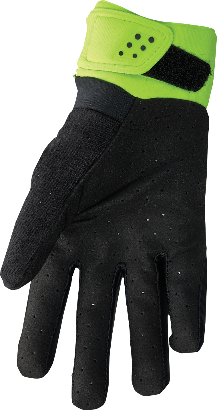 THOR SPECTRUM COLD WEATHER pirštinės juodos/ žalios – nuotrauka 3