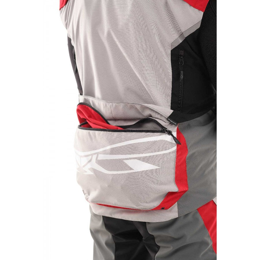 Striukė dragonfly ENDURO FREERIDE pilka/ RAUDONA UNISEX – nuotrauka 5