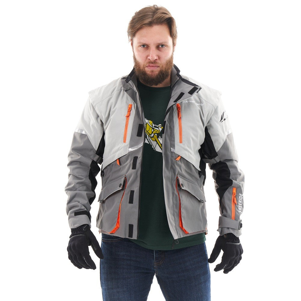 STRIUKĖ DRAGONFLY ENDURO FREERIDE TAMSIAI PILKA/ORANŽINĖ UNISEX