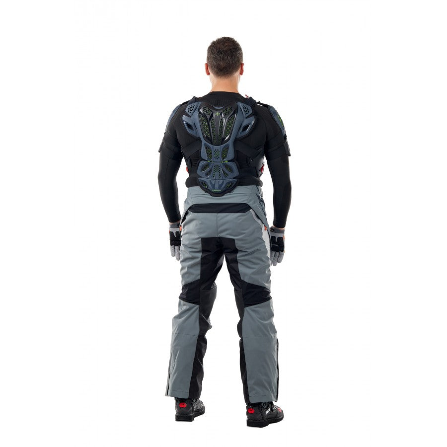 Kelnės dragonfly ENDURO FREERIDE pilka/ oranžinė UNISEX – nuotrauka 3