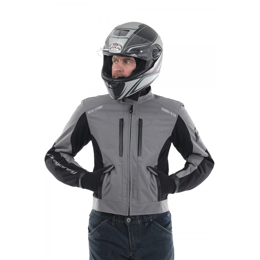 MOTO CITY STRIUKĖ DRAGONFLY PILKA/ JUODA UNISEX