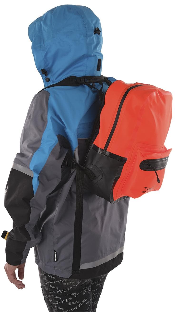 Hermetinė kuprinė dragonfly windstorm SIGNAL 20L oranžinė/juoda – nuotrauka 6