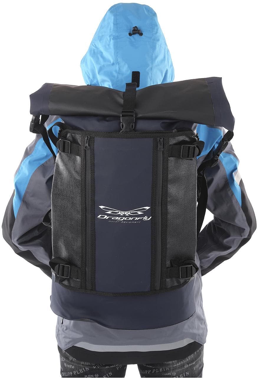 Hermetinė kuprinė dragonfly VORTEX 40L mėlyna – nuotrauka 5