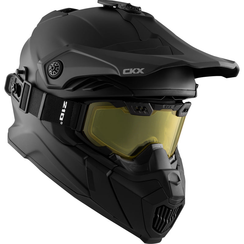 ŠALMAS SU AKINIAIS CKX TITAN AIRFLOW MATINIS JUODAS