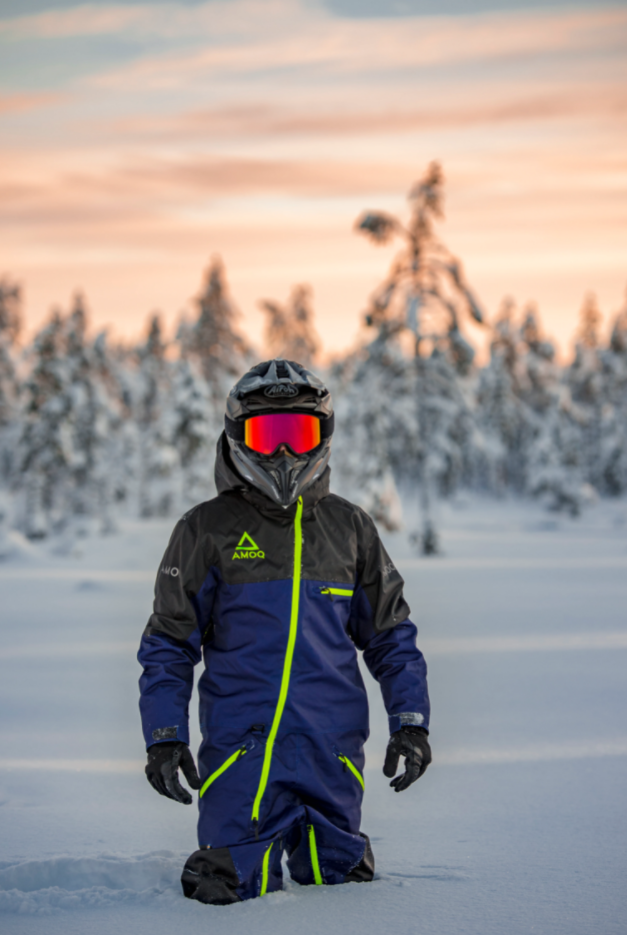 Kombinezonas AMOQ VOID mėlynas/juodas – nuotrauka 4