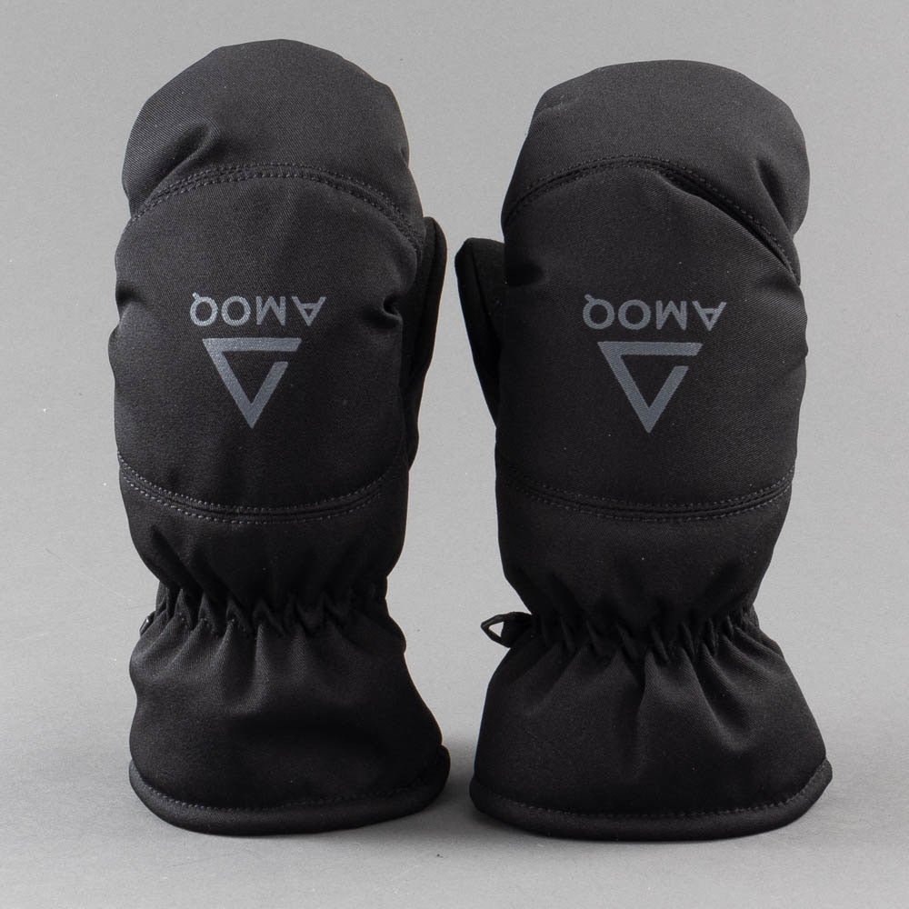 ŽIEMINĖS PIRŠTINĖS AMOQ MINI MITTEN VAIKAMS JUODOS