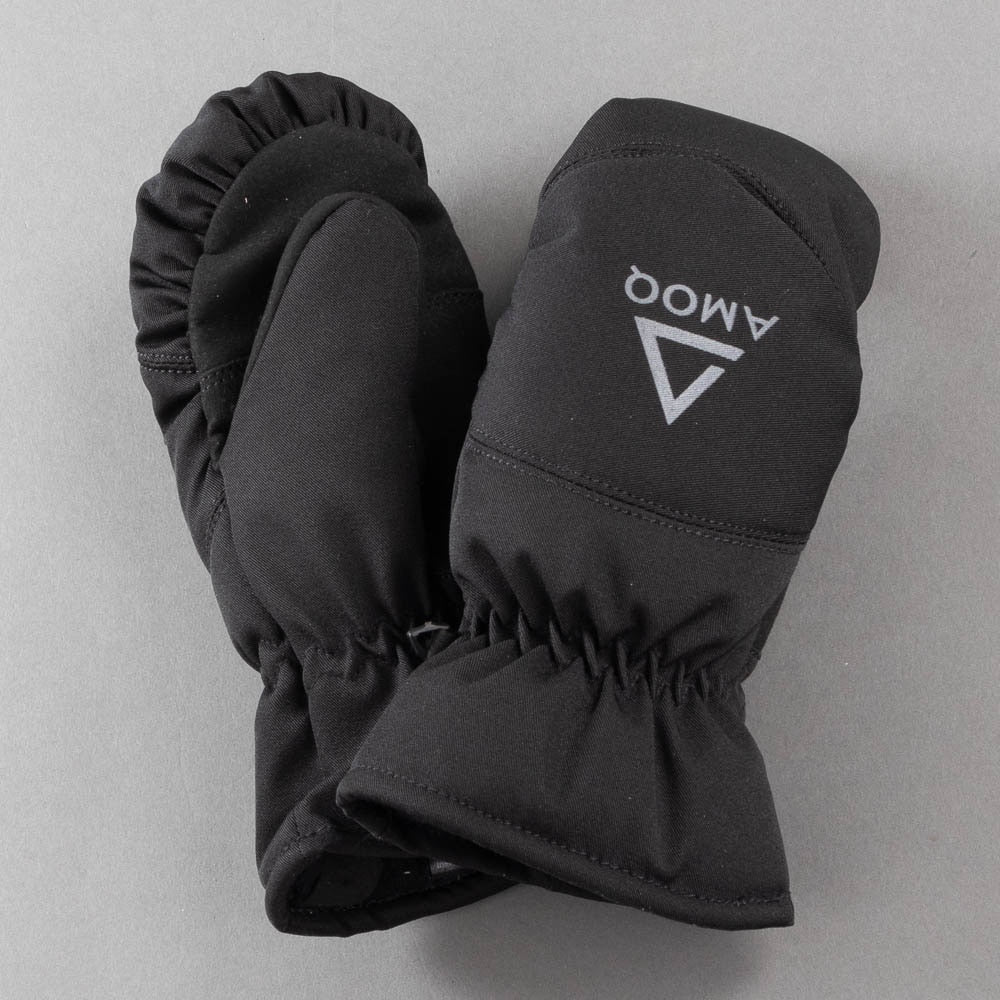 ŽIEMINĖS PIRŠTINĖS AMOQ MINI MITTEN VAIKAMS JUODOS