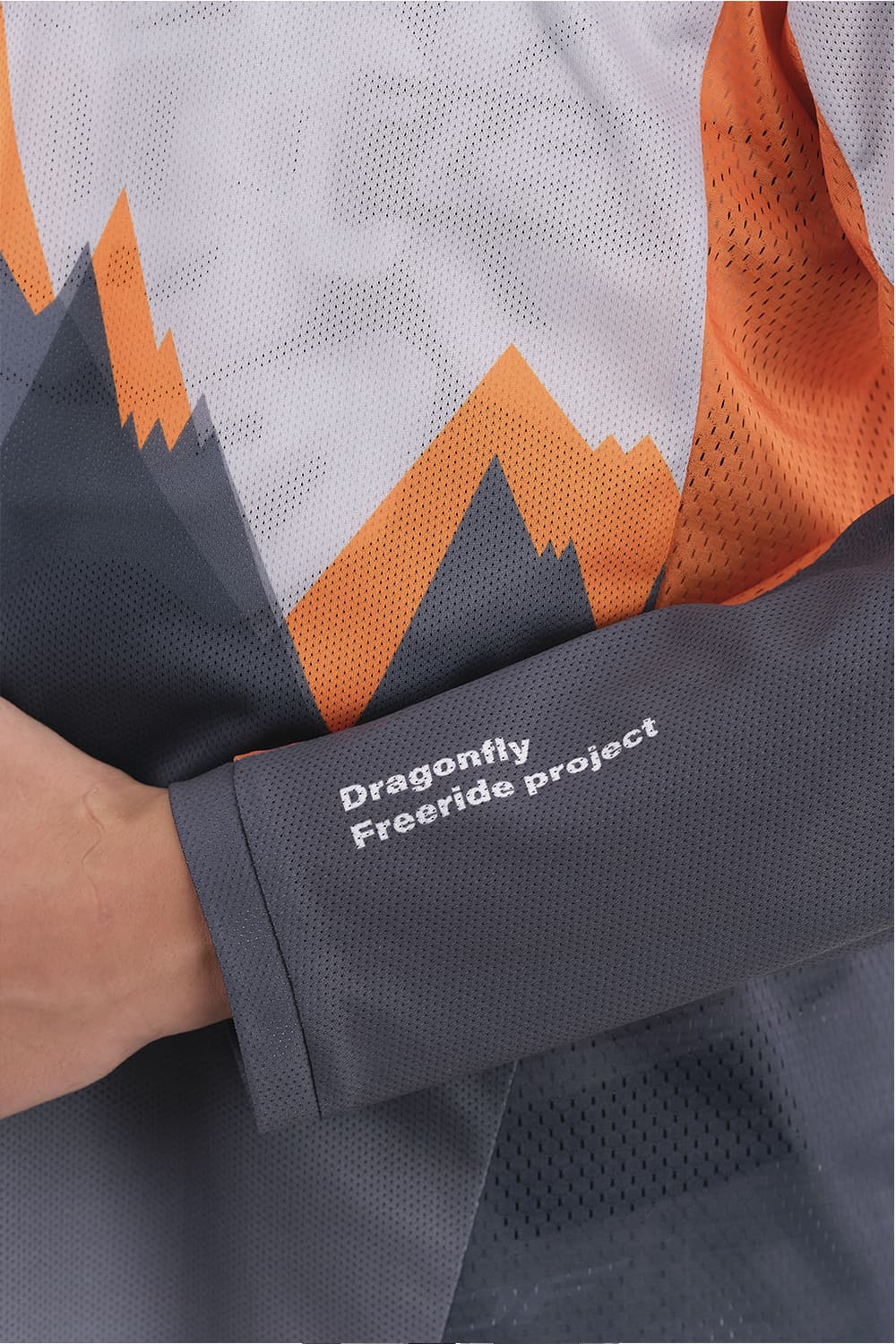 MOTO marškinėliai dragonfly ENDURO FREERIDE PILKI – nuotrauka 11