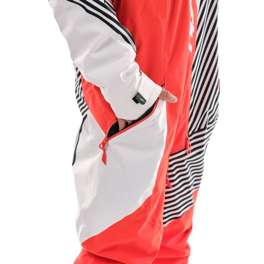 Kombinezonas dragonfly SKI PREMIUM VYRAMS raudonas/ BALTAS – nuotrauka 17