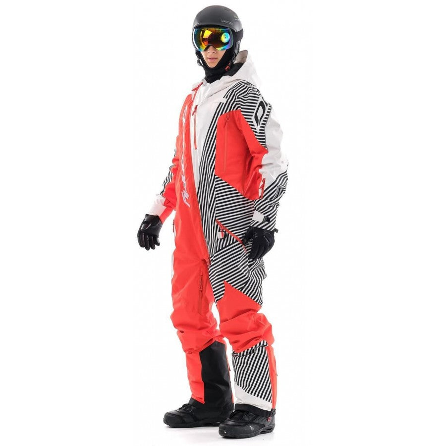 Kombinezonas dragonfly SKI PREMIUM VYRAMS raudonas/ BALTAS – nuotrauka 6