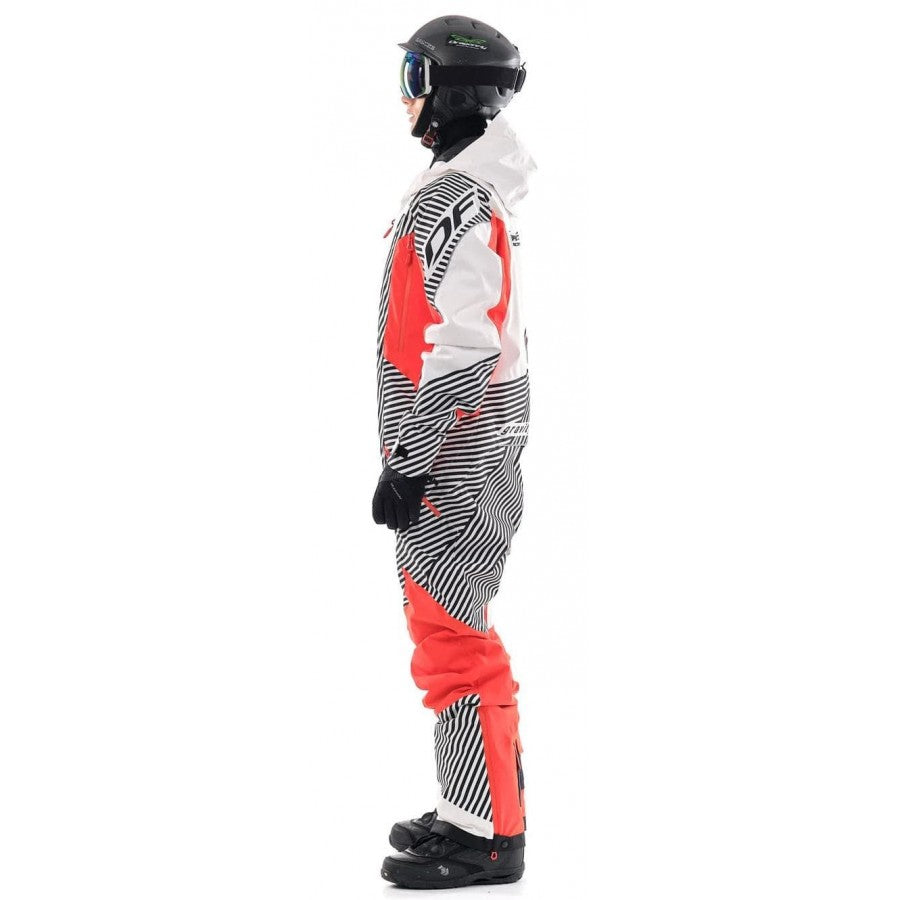 Kombinezonas dragonfly SKI PREMIUM VYRAMS raudonas/ BALTAS – nuotrauka 8