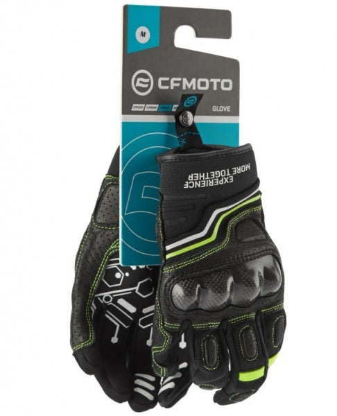 CFMOTO pirštinės juodos/ GELTONOS – nuotrauka 2