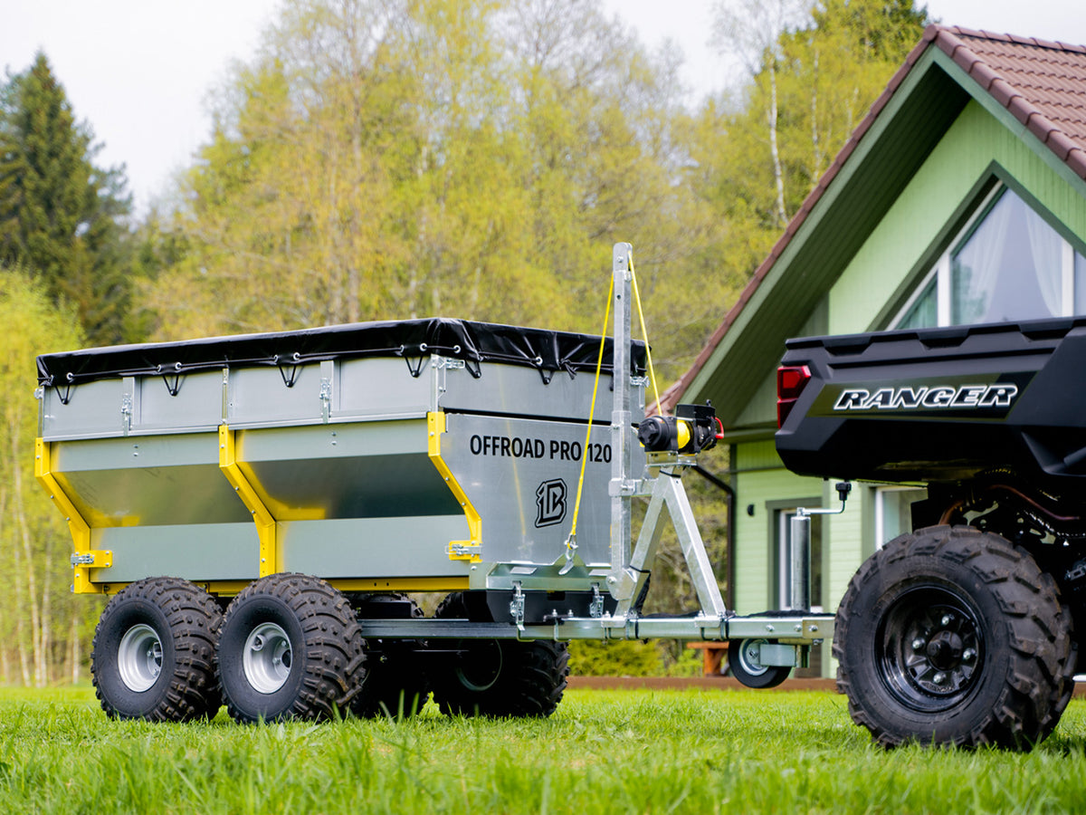 PRIEKABA IRON BALTIC TRAILER OFFROAD PRO 1200 – REGISTRUOJAMA