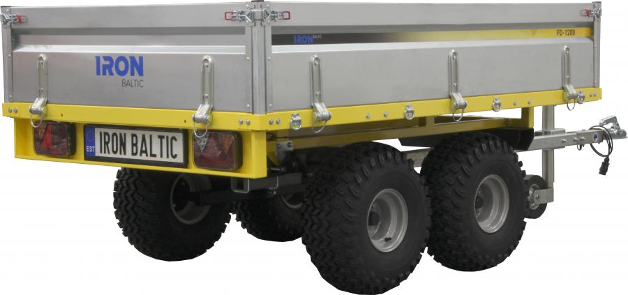 PLATFORMINĖ PRIEKABA IRON BALTIC FD-1200 R1A – REGISTRUOJAMA