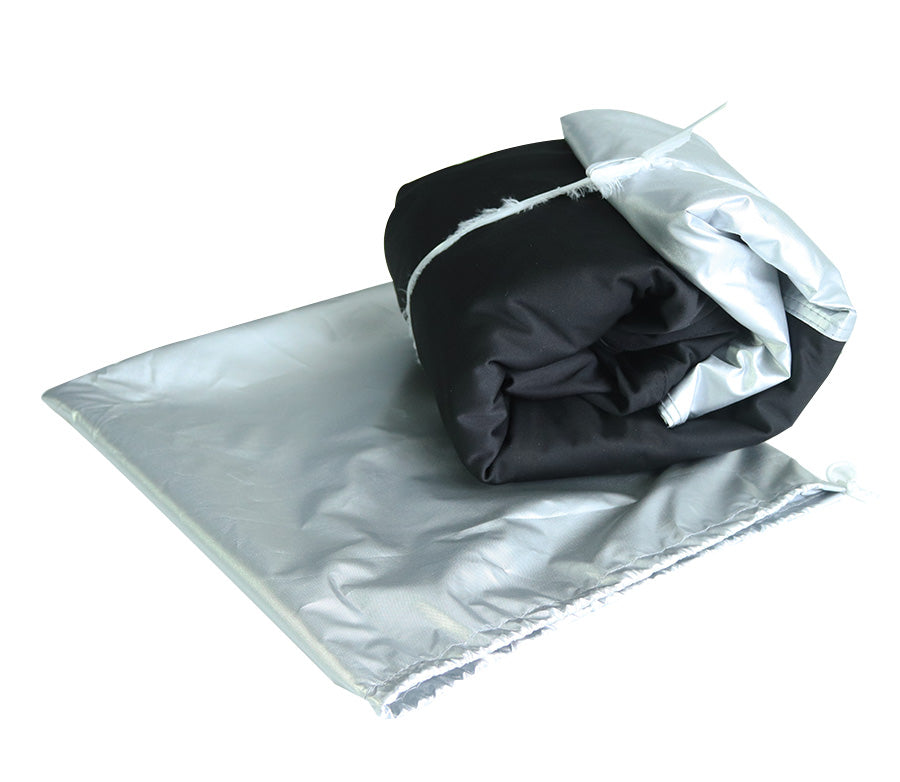 XRC PREMIUM GOLD uždangalas motociklui OUTDOOR juodas/ sidabrinis XXL – nuotrauka 3