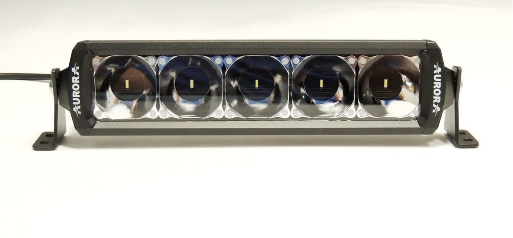 AURORA LED 10" (25.4 CM) "D6 DOUBLE ROW RGB" SERIJOS ŽIBINTAS 75W SPOT