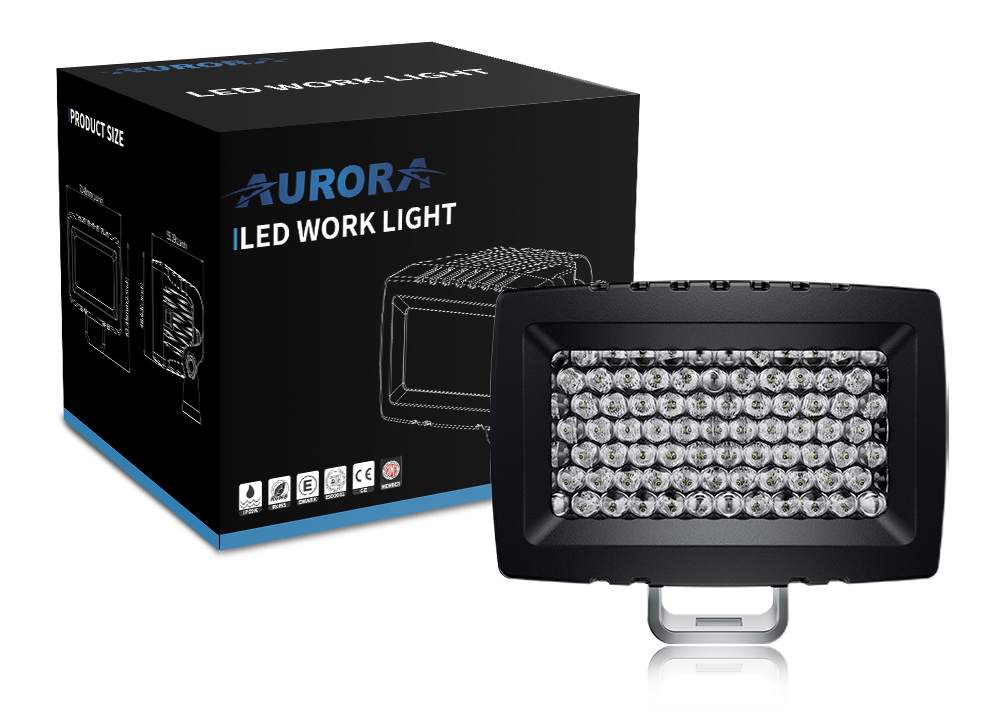 AURORA LED žibintas 2" PLATAUS spindulio – nuotrauka 2