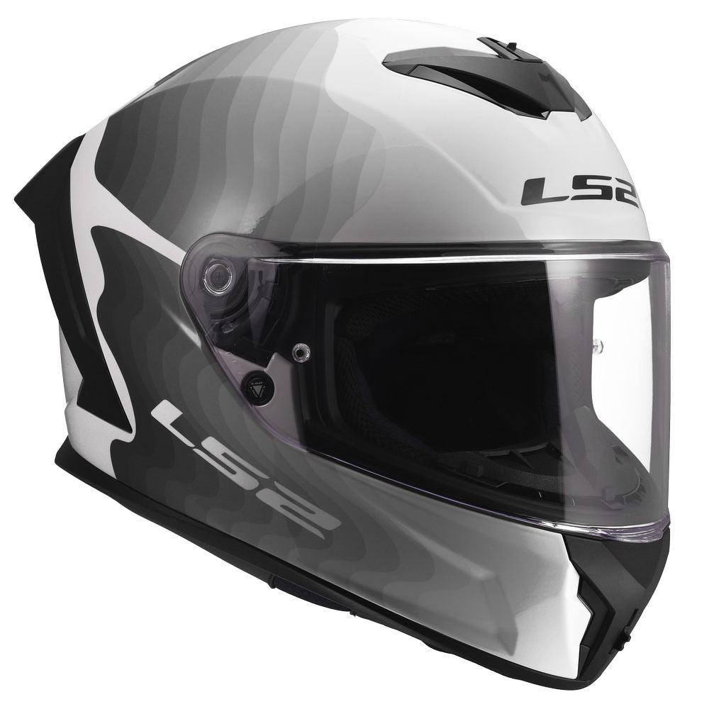 ŠALMAS LS2 RAPID III BALTAS / PILKAS