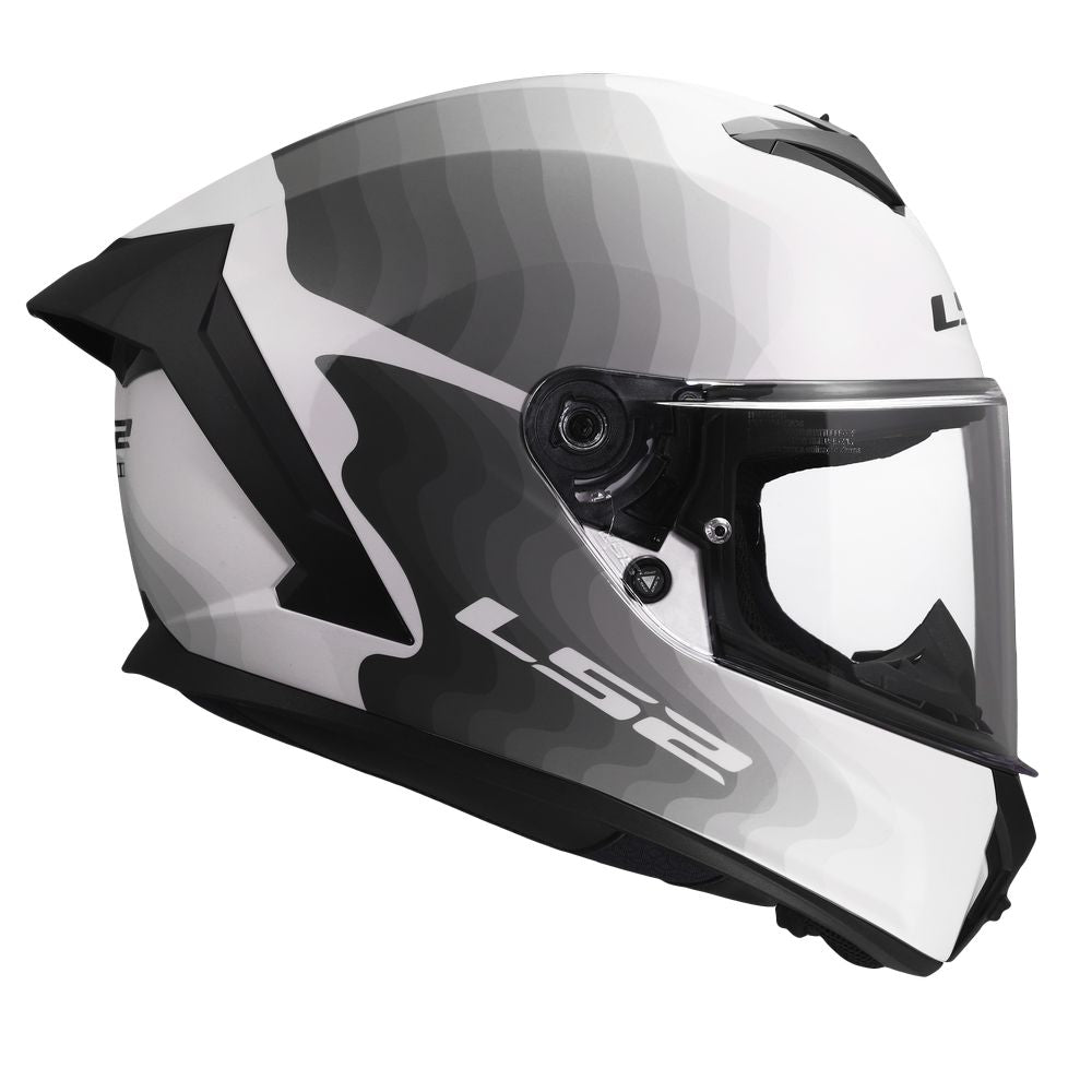 ŠALMAS LS2 RAPID III BALTAS / PILKAS