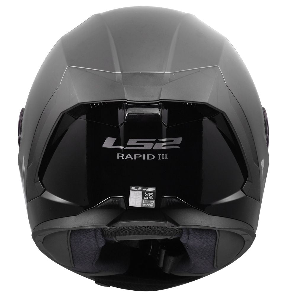 ŠALMAS LS2 RAPID III BLIZGUS JUODAS