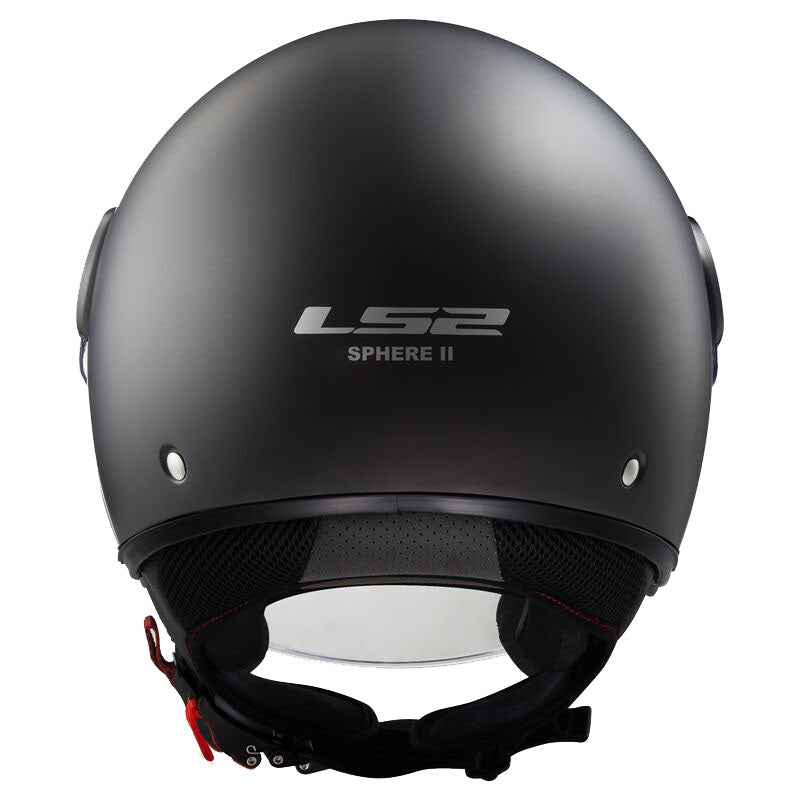 Šalmas LS2 SPHERE II SOLID MATINIS JUODAS – nuotrauka 7