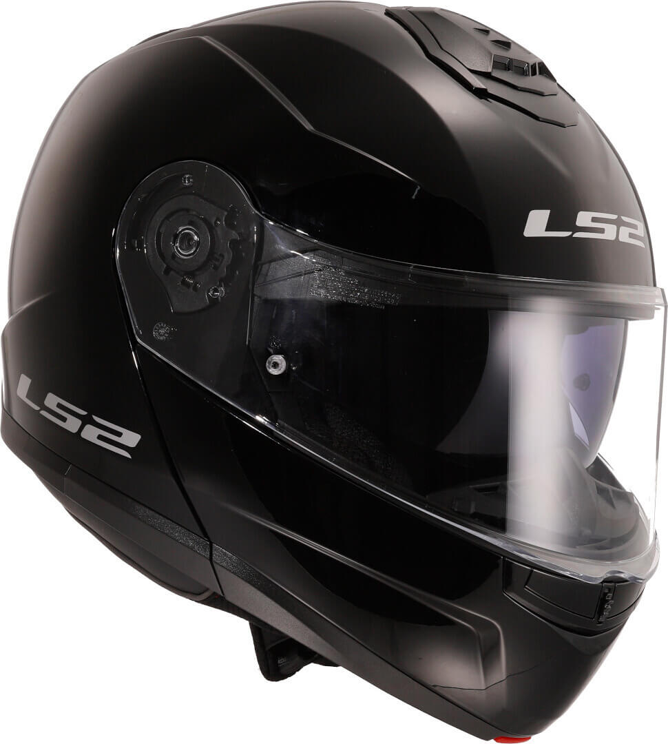 Šalmas LS2 STROBE II SOLID BLIZGUS JUODAS – nuotrauka 3