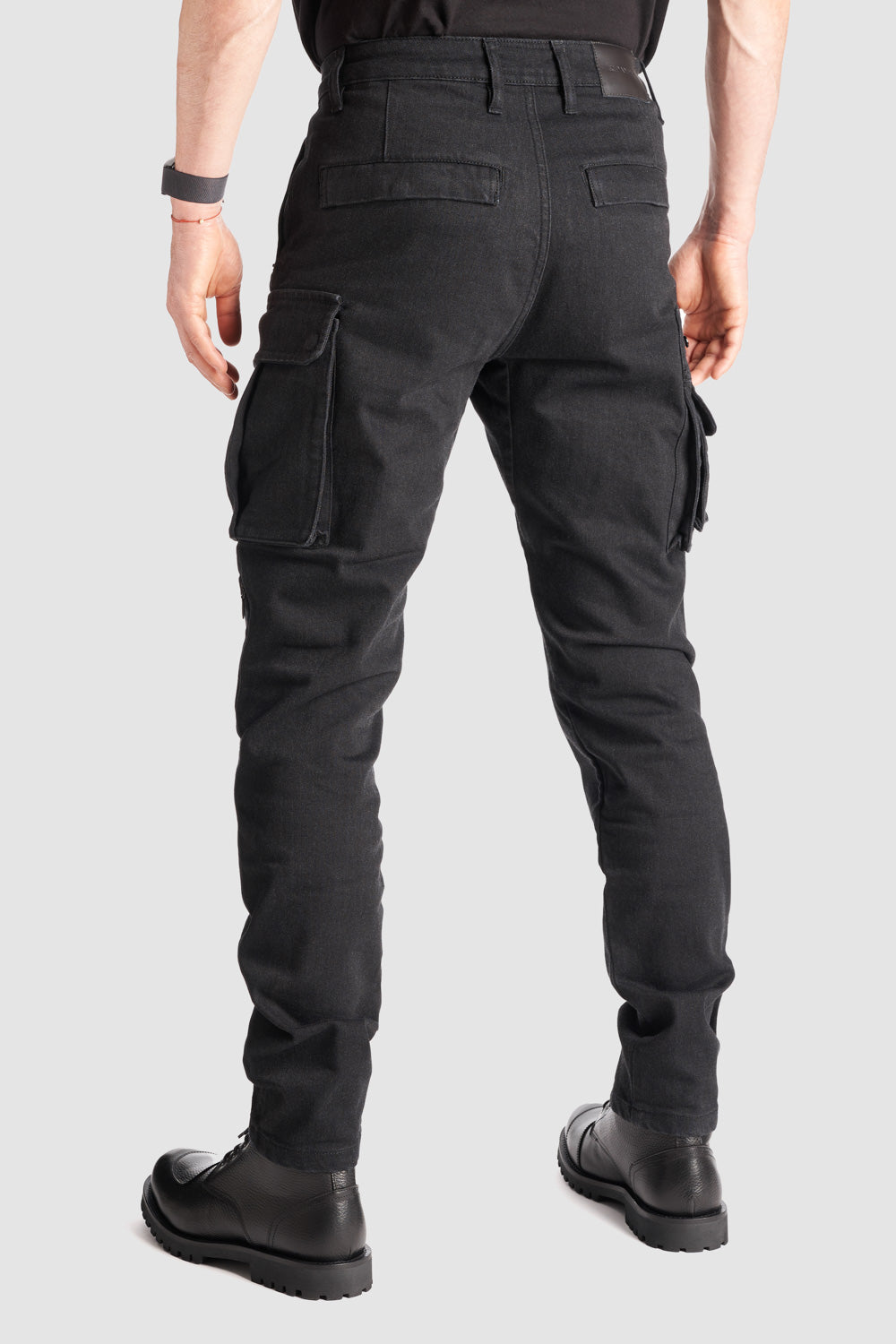 DŽINSAI PANDO MOTO DESERT CARGO SU CORDURA® VYRAMS JUODI