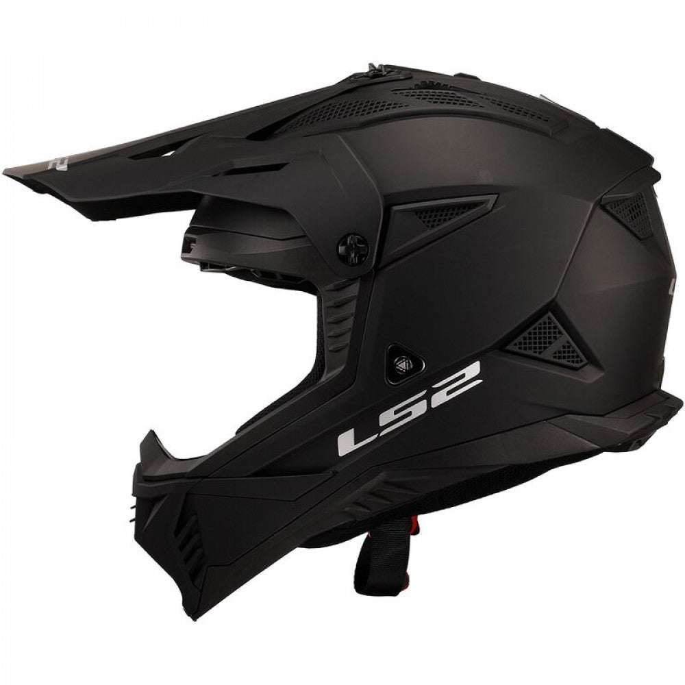 ŠALMAS LS2 MX708 FAST II SOLID MATINIS JUODAS