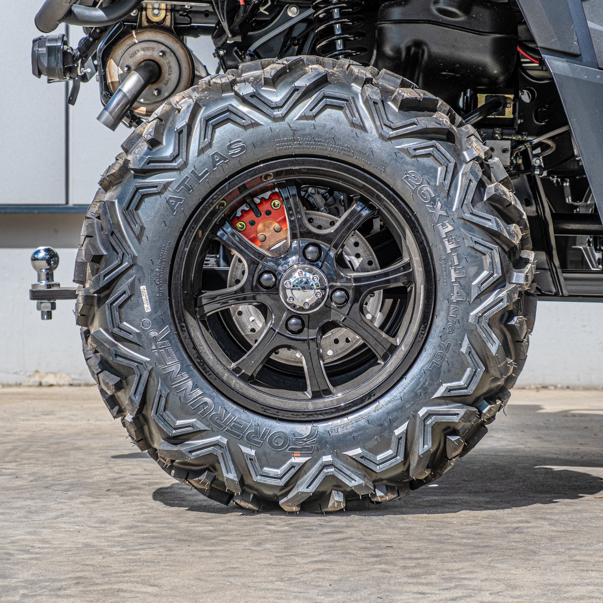 AODES TCROSSER 650L EPS V-Twin – Lava Juoda