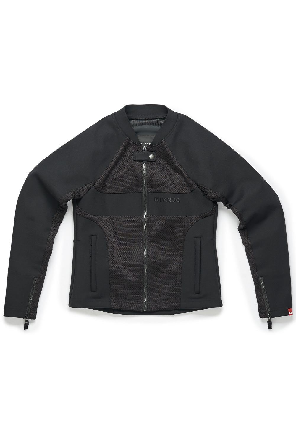 Striukė - PANDO MOTO STEALTH BLACK AAA moterims, SU apsaugomis – nuotrauka 7
