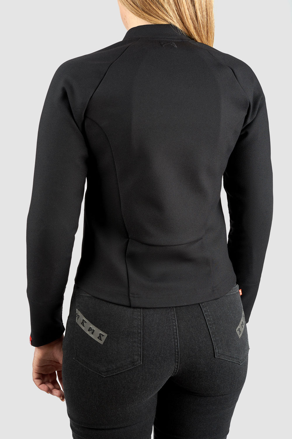 Striukė - PANDO MOTO STEALTH BLACK AAA moterims, SU apsaugomis – nuotrauka 2