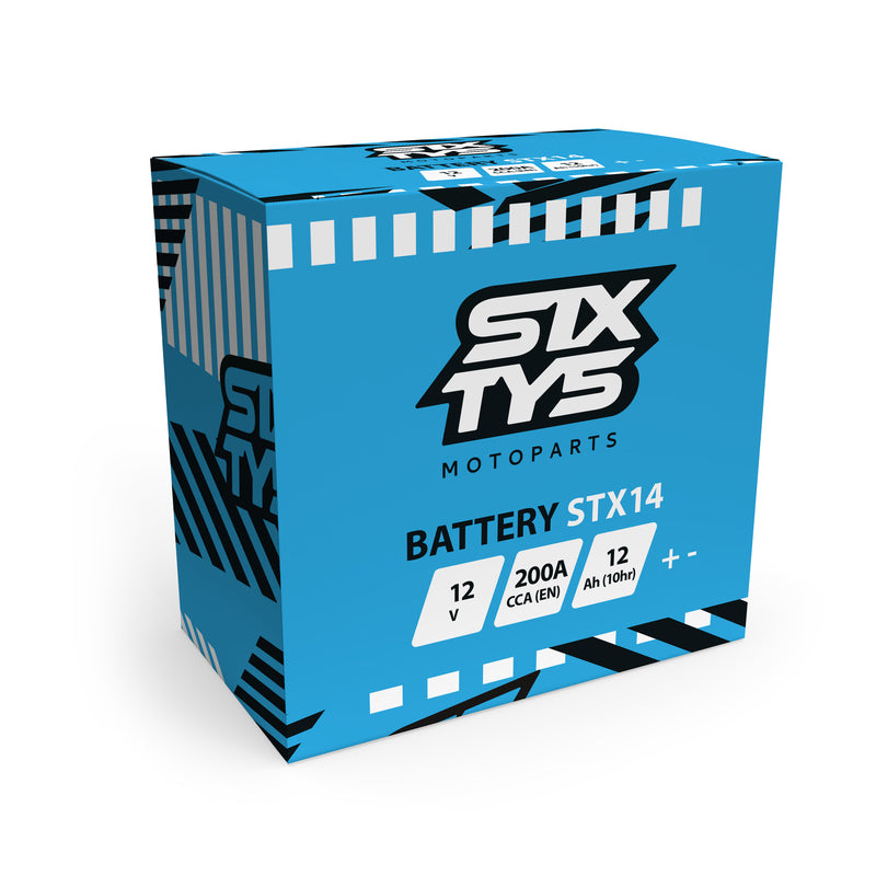 Akumuliatorius SIXTY5 STX14 GELINIS