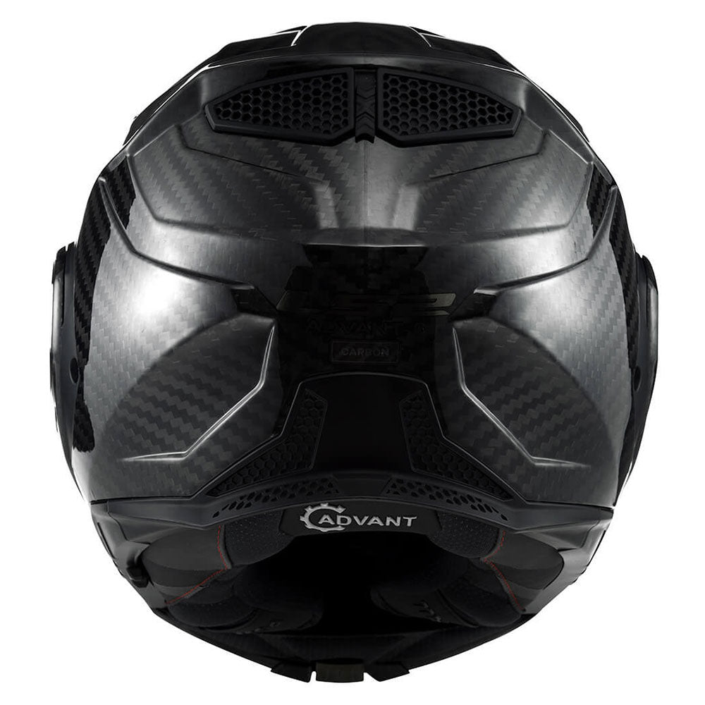 ŠALMAS LS2 FF901 ADVANT X SOLID CARBON – MATINĖ JUODA SPALVA