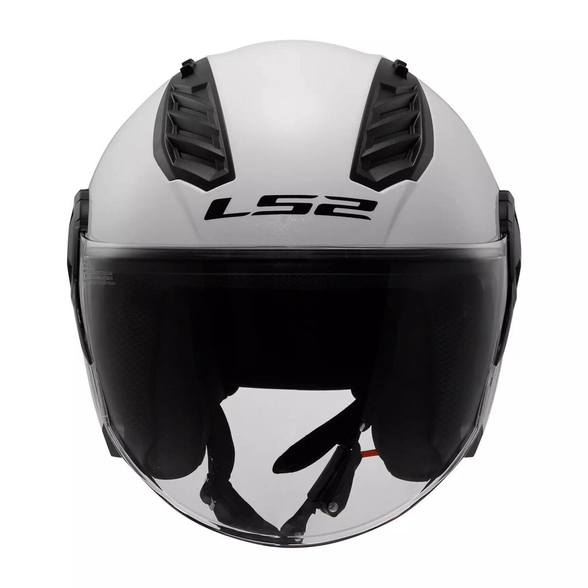 ŠALMAS LS2 OF616 AIRFLOW II SOLID – BLIZGIAI BALTAS
