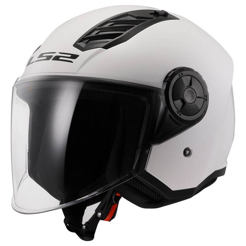 ŠALMAS LS2 OF616 AIRFLOW II SOLID – MATINIS JUODAS