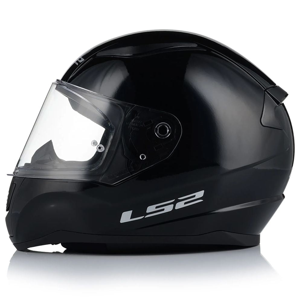 ŠALMAS LS2 FF353 RAPID II SOLID – MATINĖ JUODA
