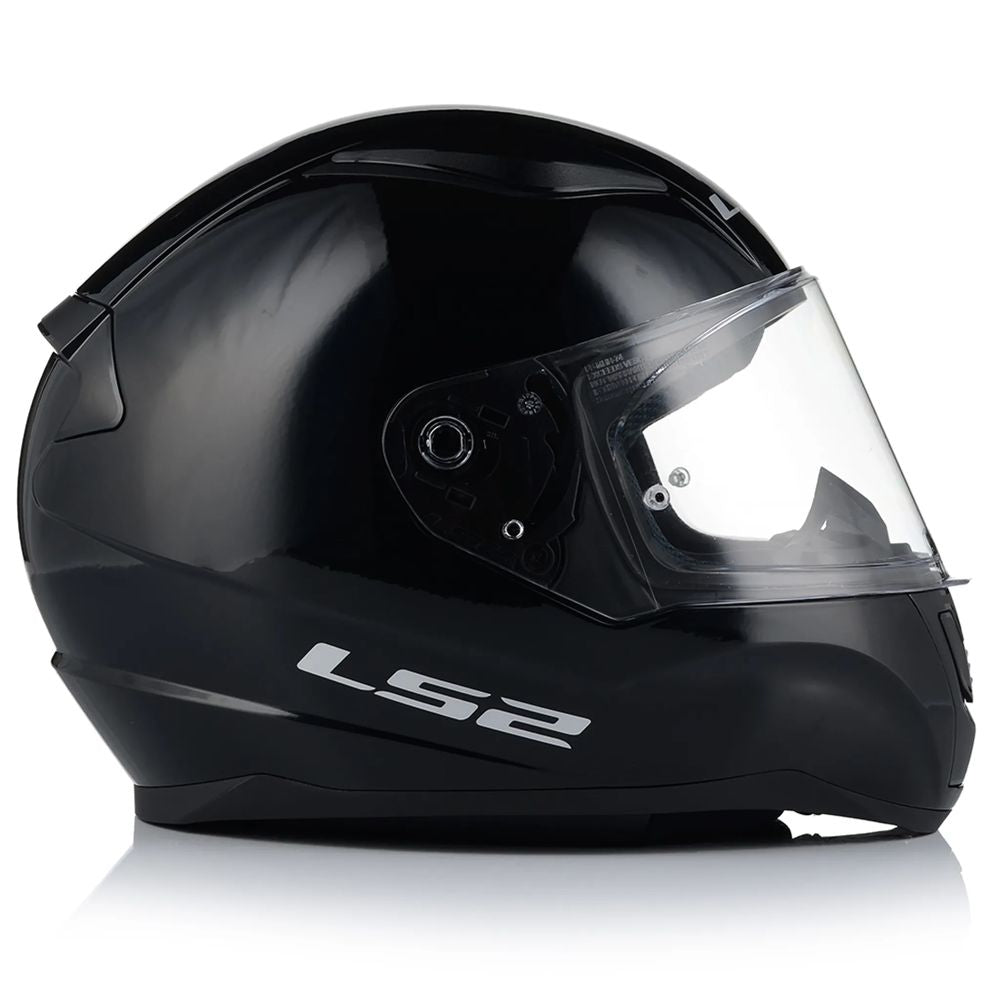 ŠALMAS LS2 FF353 RAPID II SOLID – MATINĖ JUODA