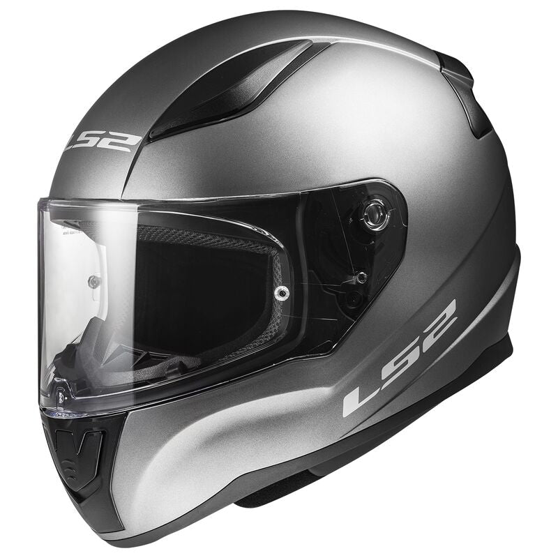 ŠALMAS LS2 FF353 RAPID II SOLID – MATINĖ JUODA