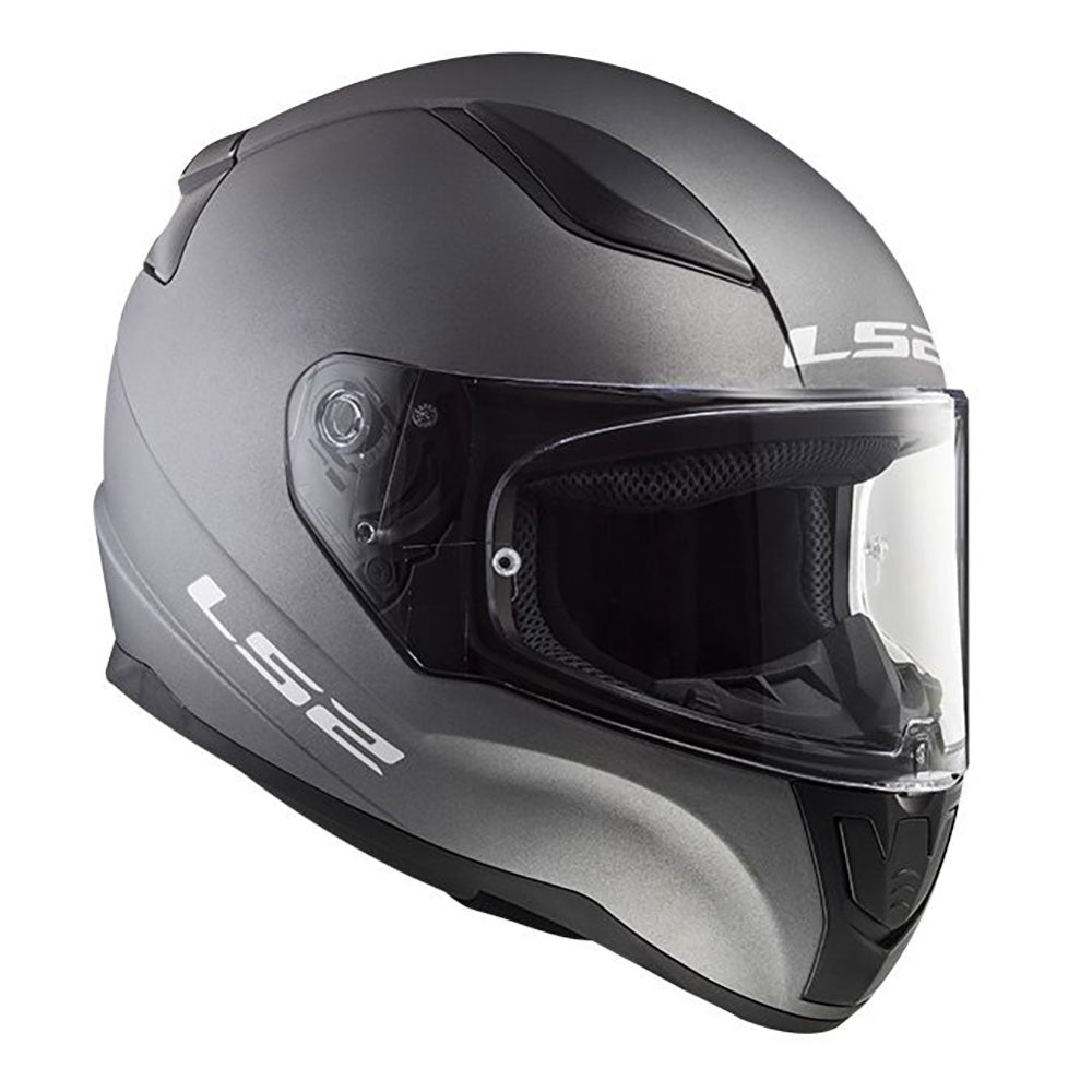 ŠALMAS LS2 FF353 RAPID II SOLID – MATINĖ JUODA