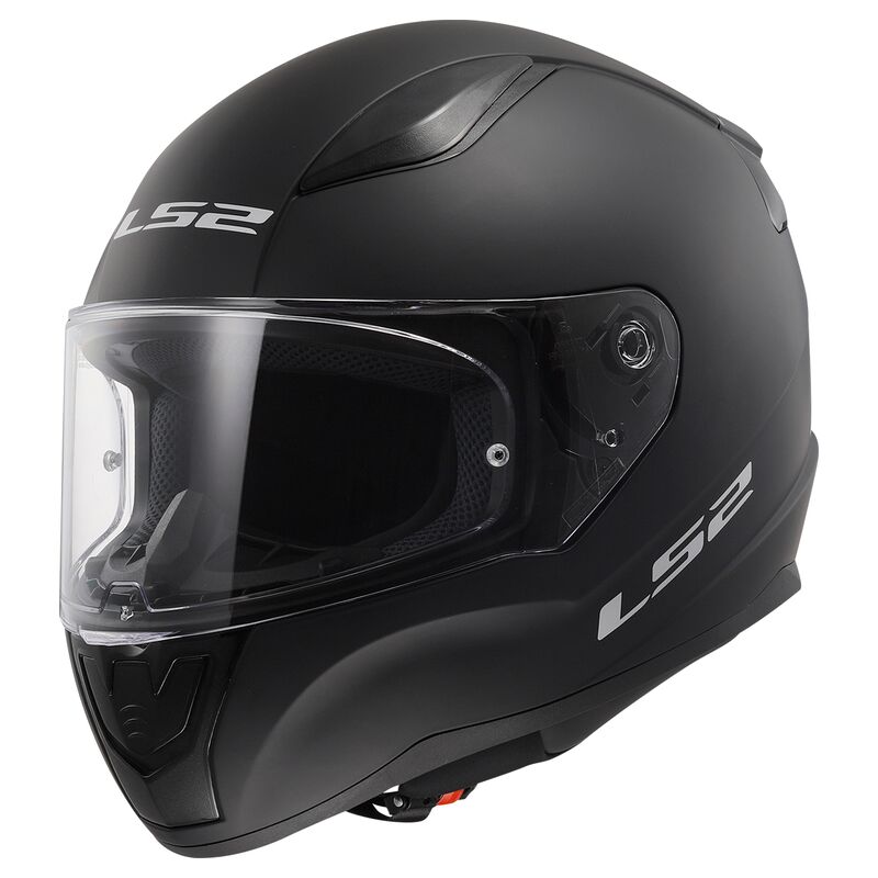 ŠALMAS LS2 FF353 RAPID II SOLID – MATINĖ JUODA