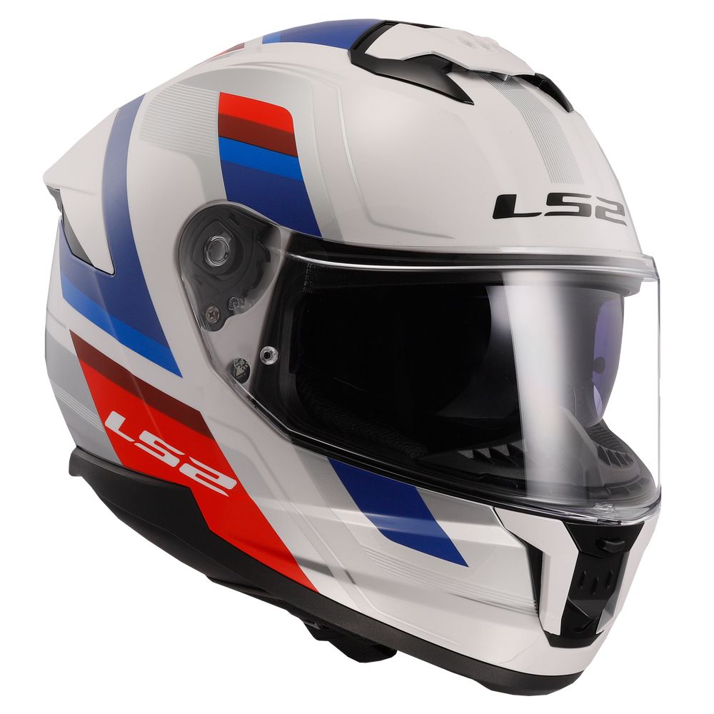 ŠALMAS LS2 FF808 STREAM II VINTAGE – JUODA / PETROLINĖ