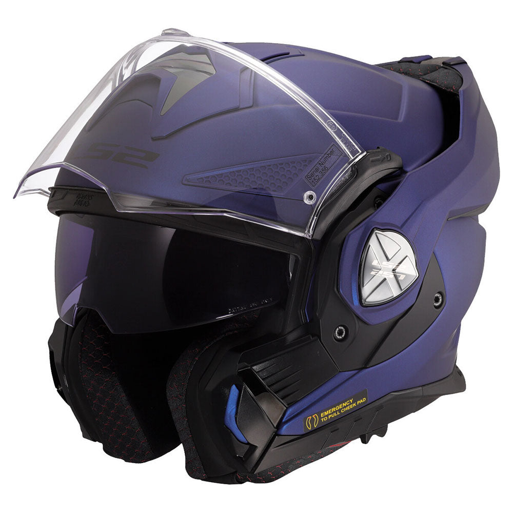 ŠALMAS LS2 FF901 ADVANT X SOLID – MATINĖ JUODA SPALVA