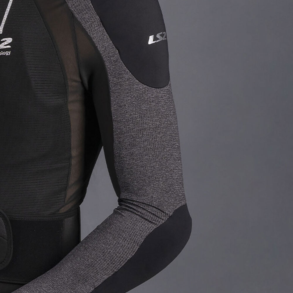 STRIUKĖ LS2 X-ARMOR VYRAMS – JUODA / SIDABRINĖ