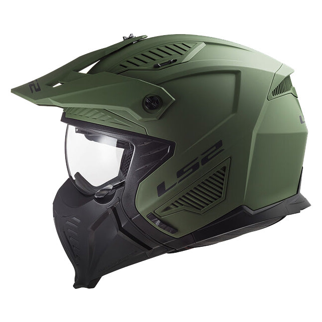 ŠALMAS LS2 OF606 DRIFTER SOLID – MATINIS JUODAS