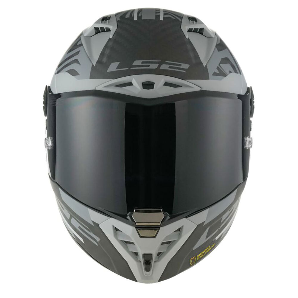 ŠALMAS LS2 FF805 THUNDER GP AERO POLAR – MATINĖ JUODA