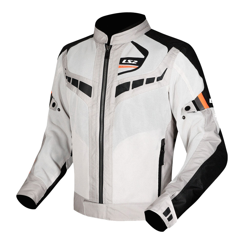 STRIUKĖ LS2 GARDA AIR VYRAMS – JUODA / PILKA / NEONINĖ ORANŽINĖ